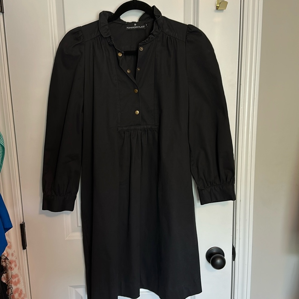 Black dress.